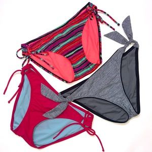 Athleta bundle of 3 swim underwear small